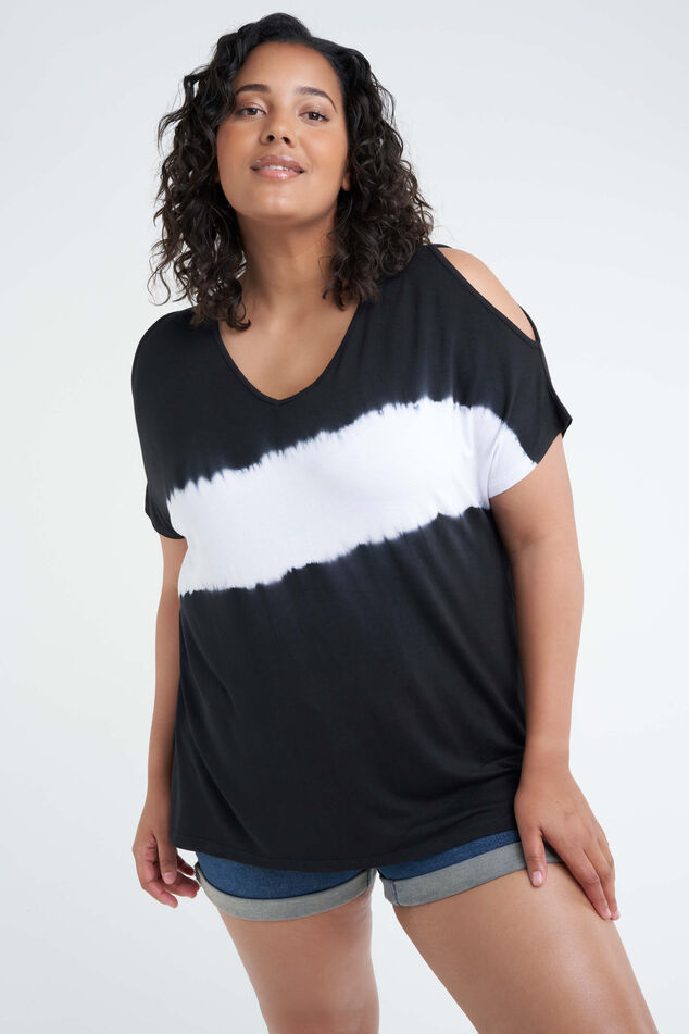 T-Shirt mit Batik-Print image number 0