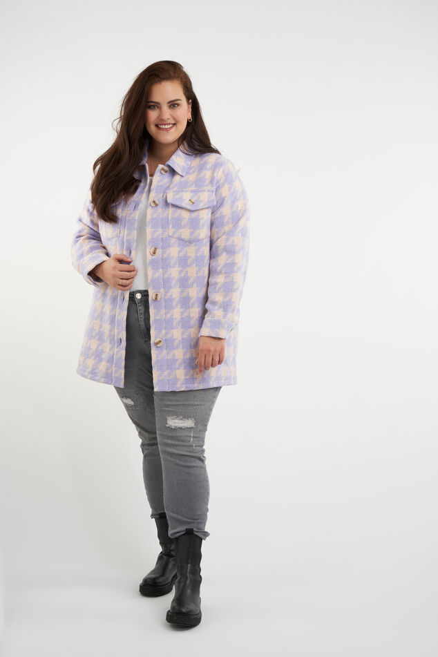 Shacket mit Hahnenrittmuster image number 0