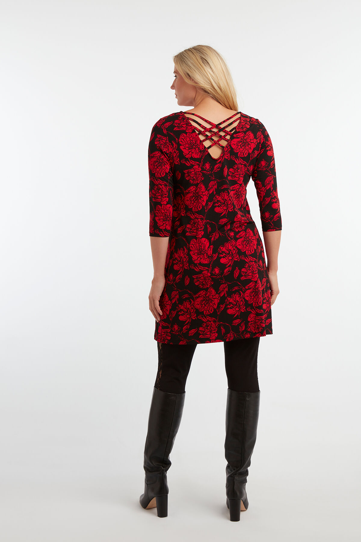 Tunika-Kleid mit Print image number 4