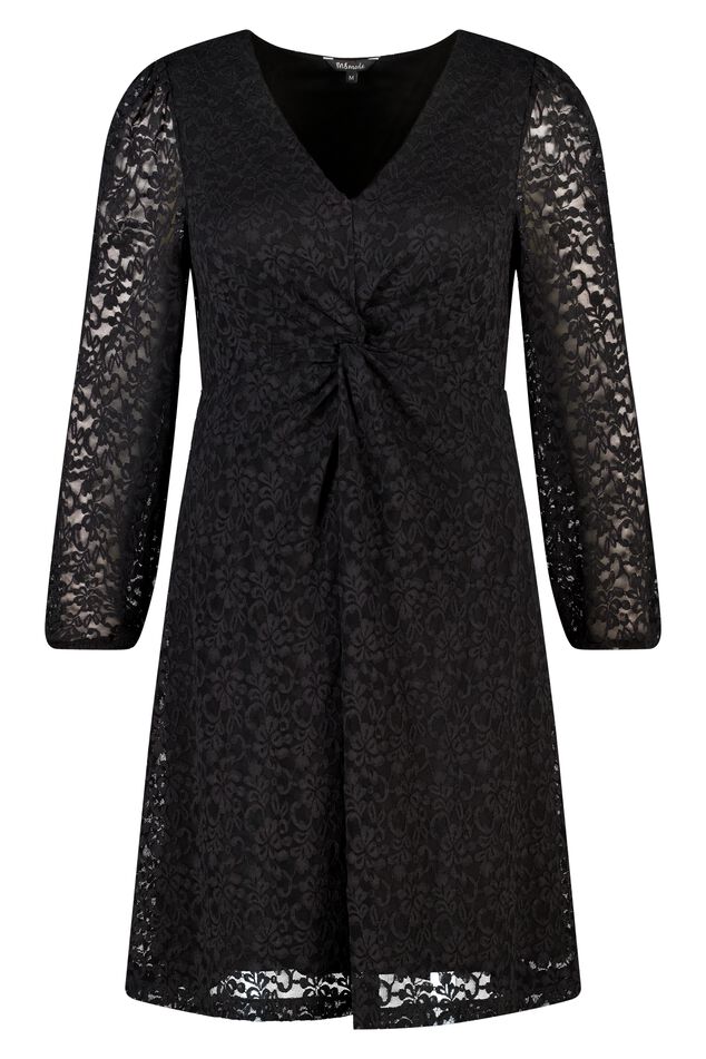 Kleid aus Spitze mit Knopfdetail image number 1
