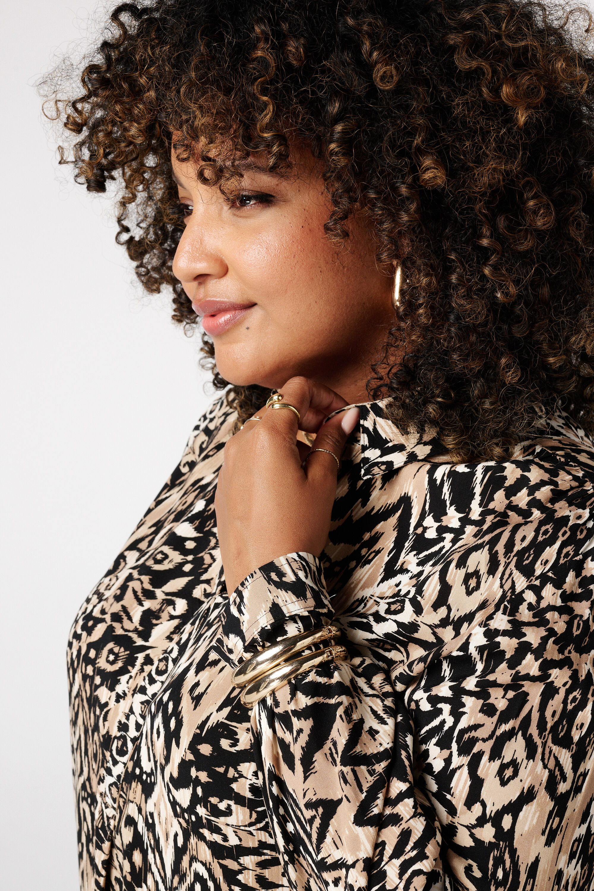 Bluse mit Print image number 4