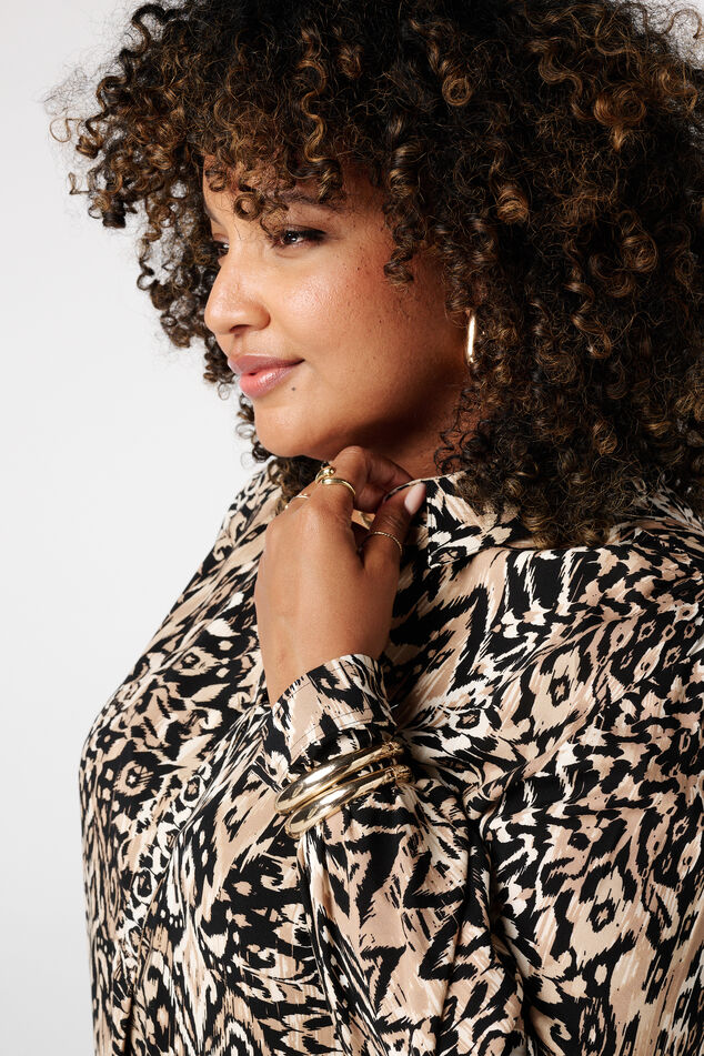 Bluse mit Print image number 4