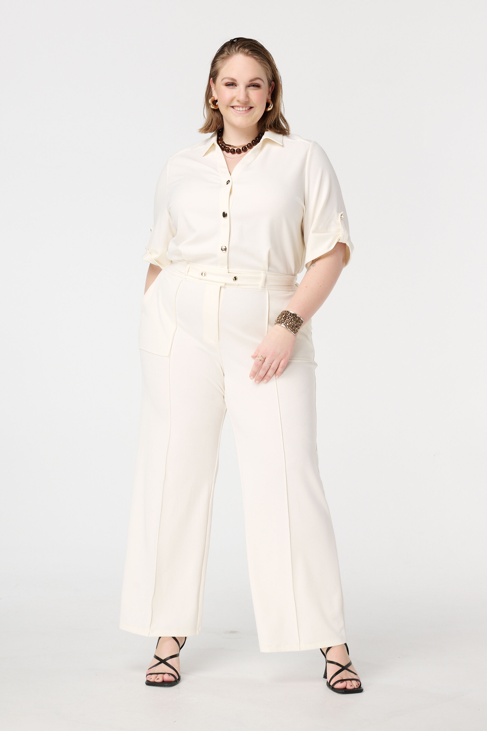 Jumpsuit mit G&uuml;rtel