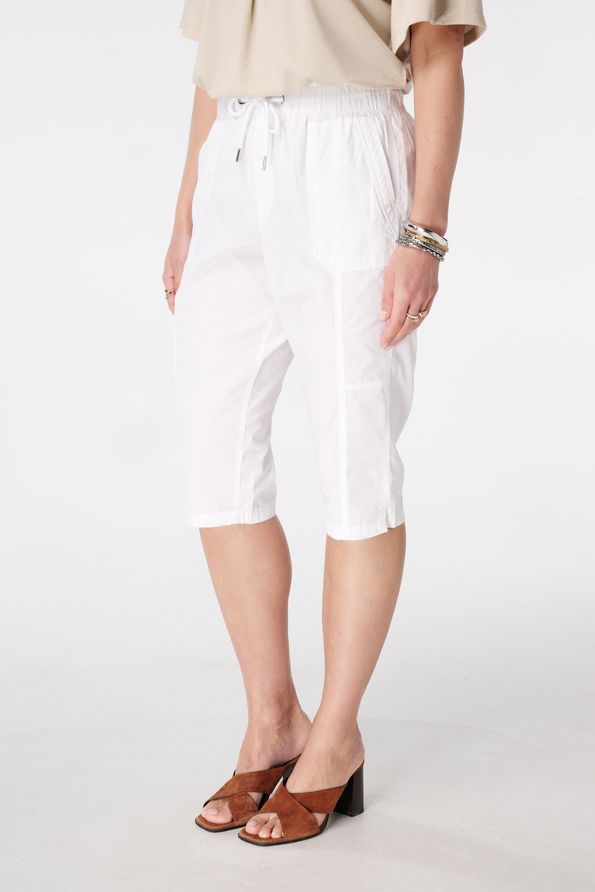 Caprihose mit elastischem Bund image number 5