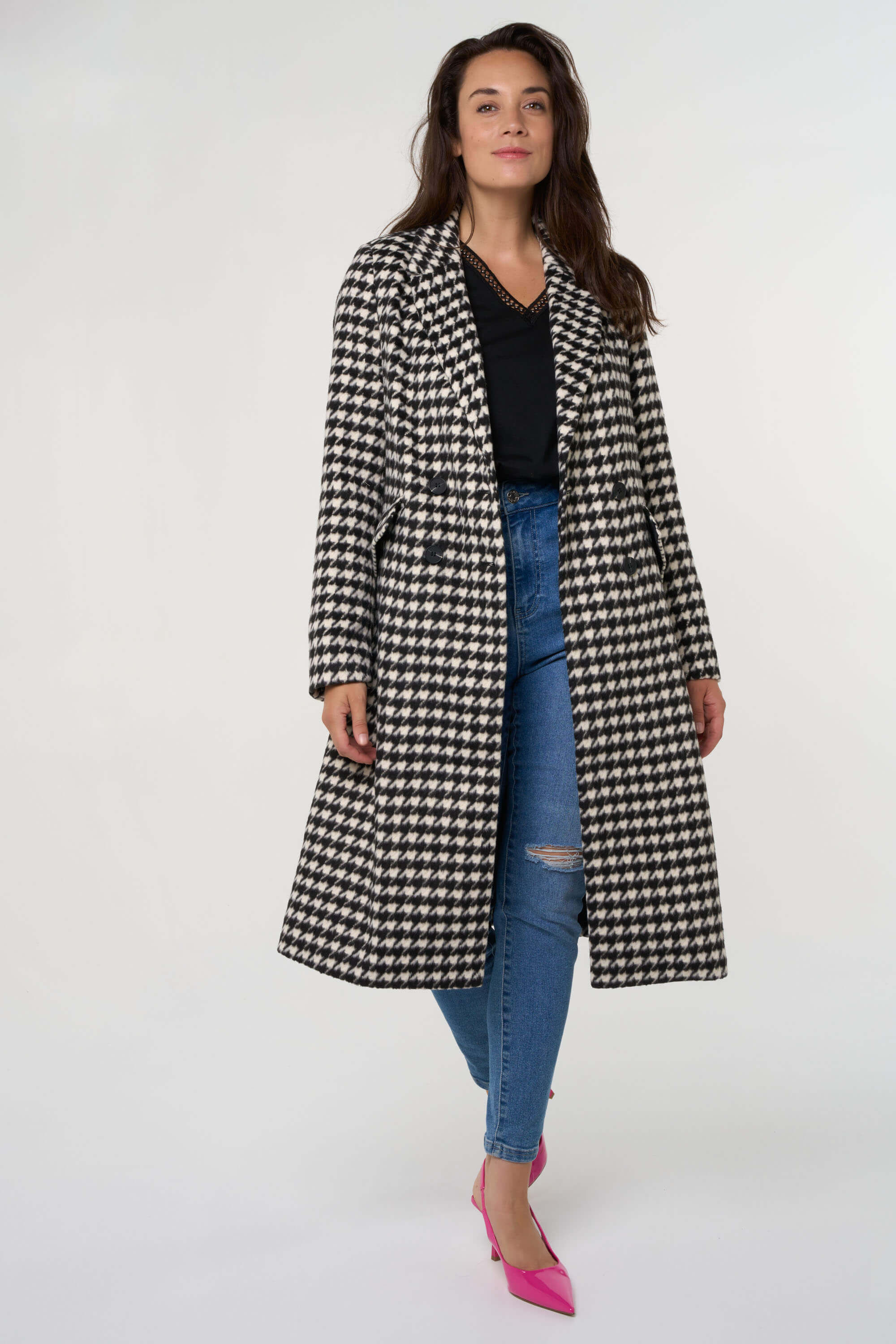 Zweifarbiger Mantel  image number 7