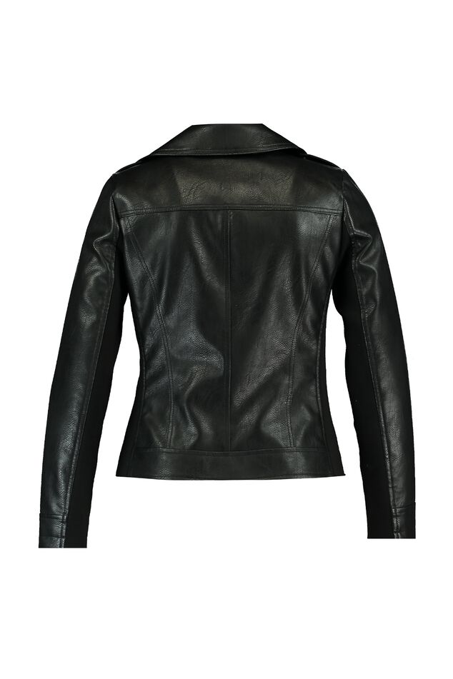 Biker-Jacke aus Kunstleder image number 3