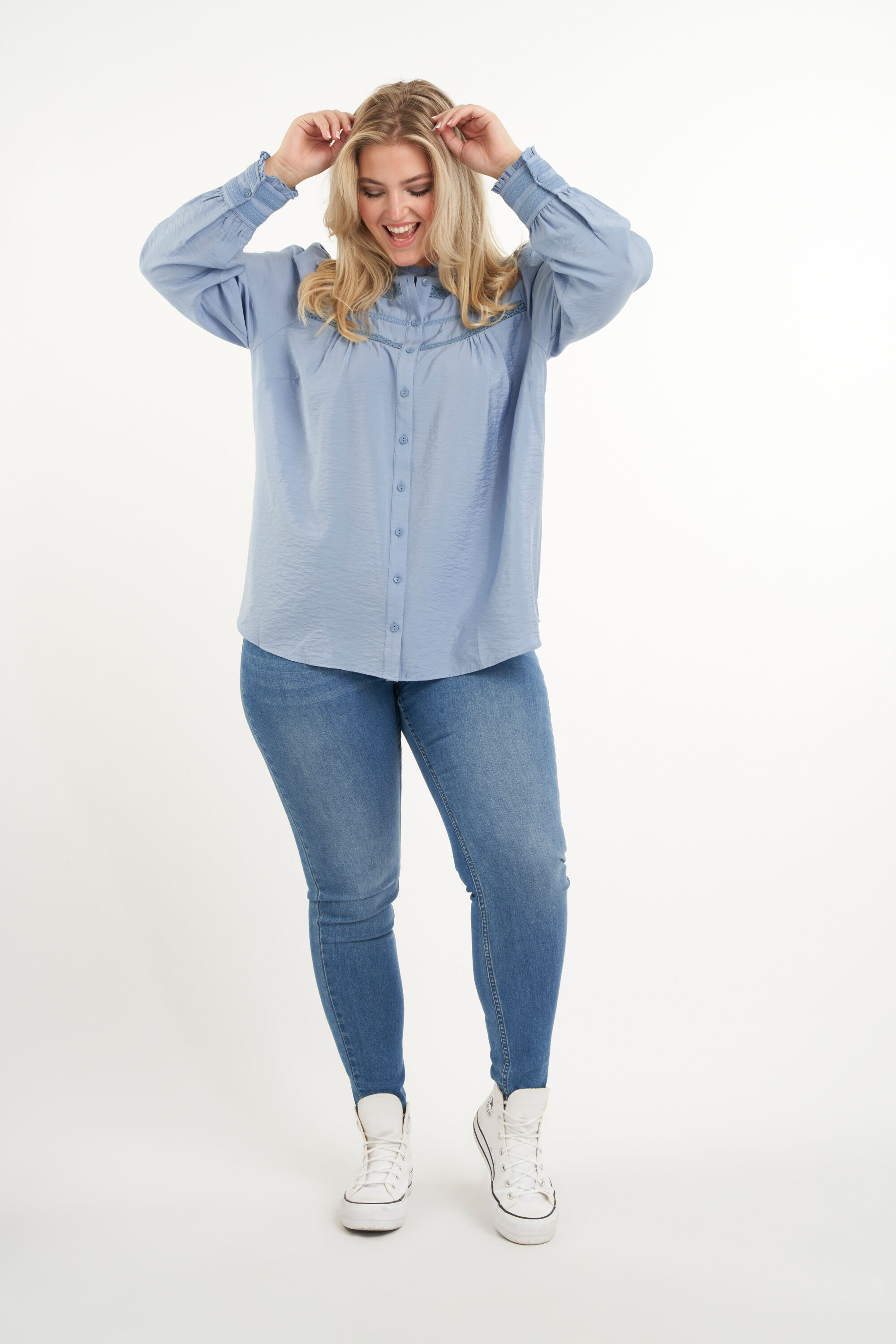 Spitzen-Bluse image number 5