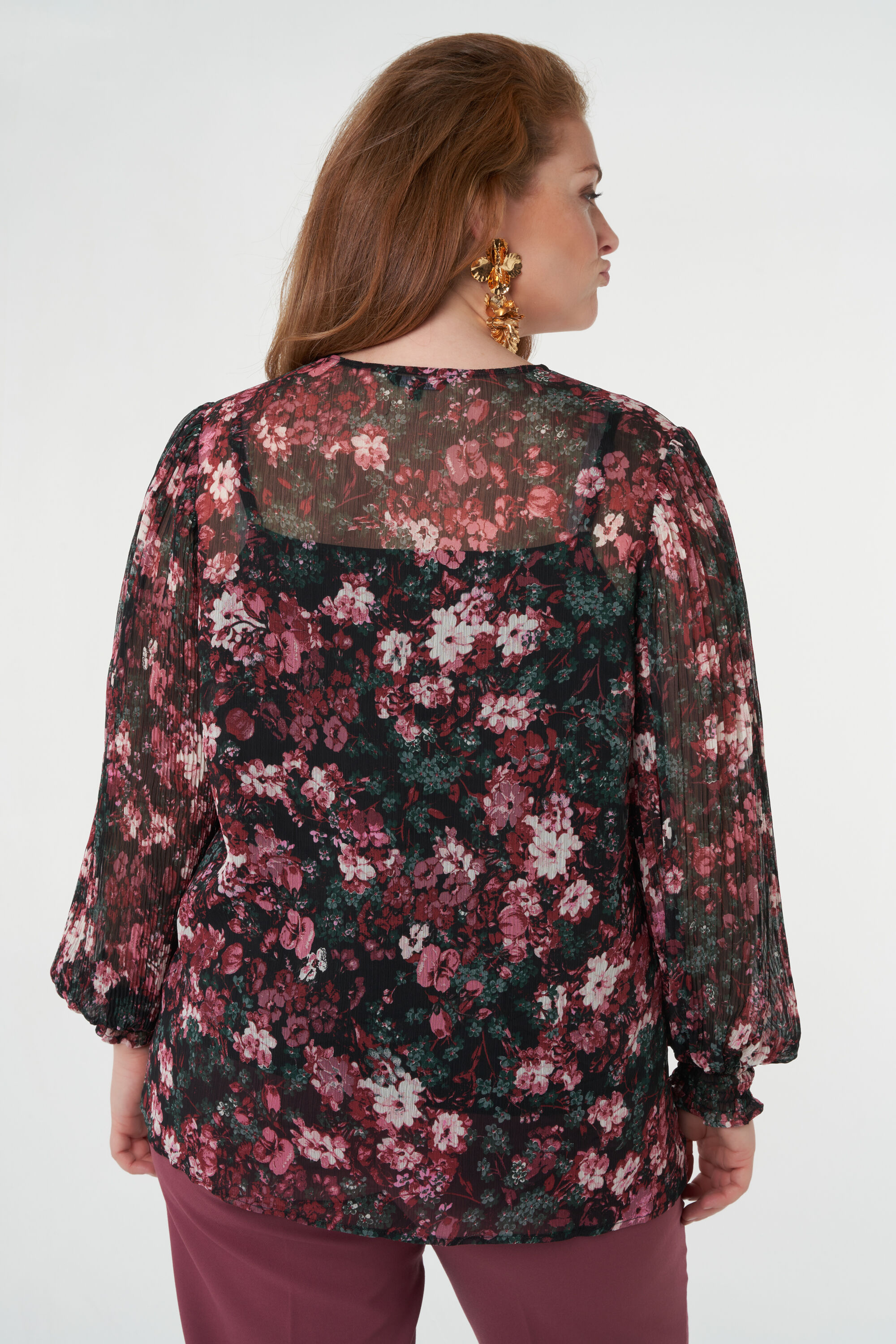 Bluse mit Blumen-Print  image number 3
