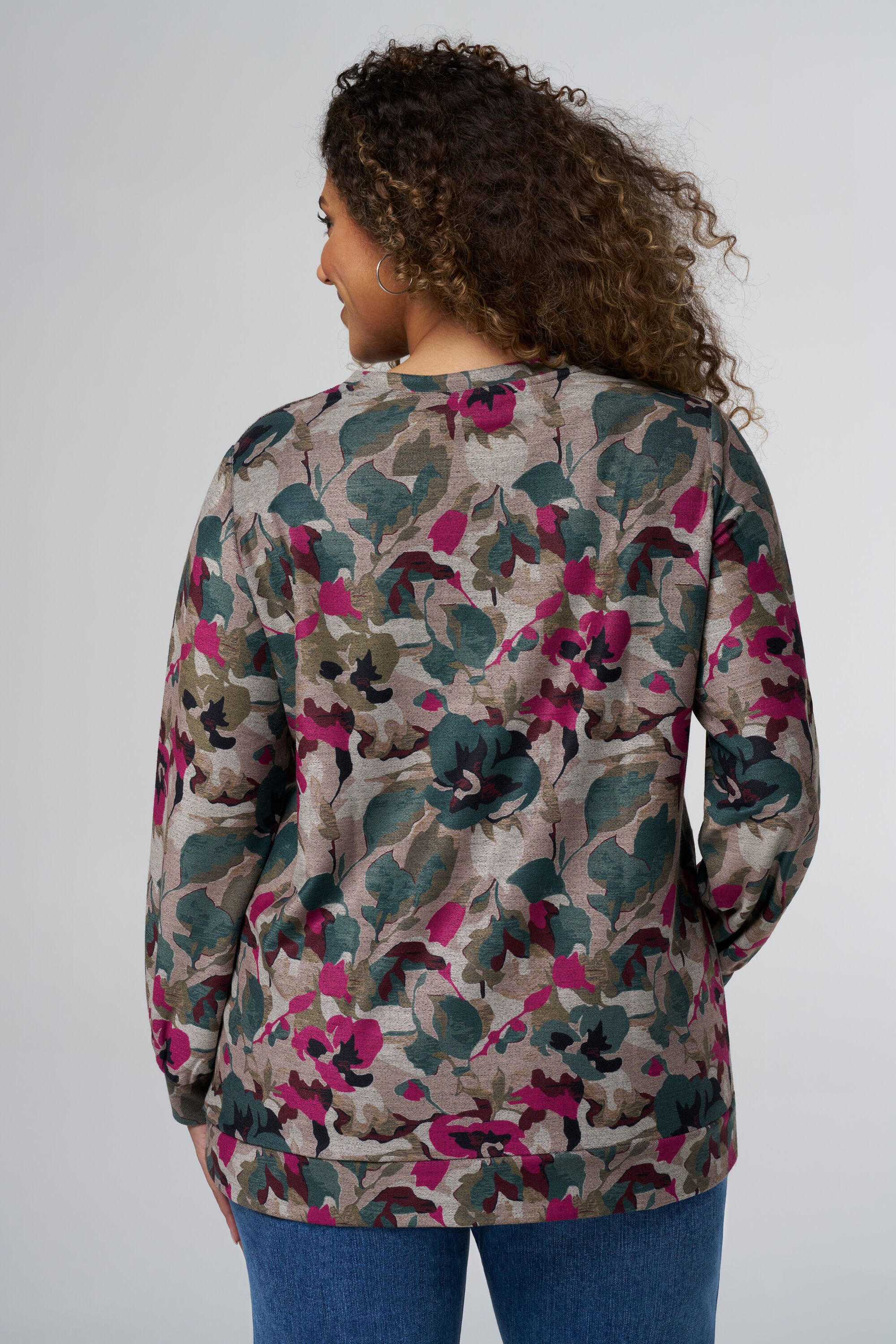 Pullover mit Blumen-Print image number 3