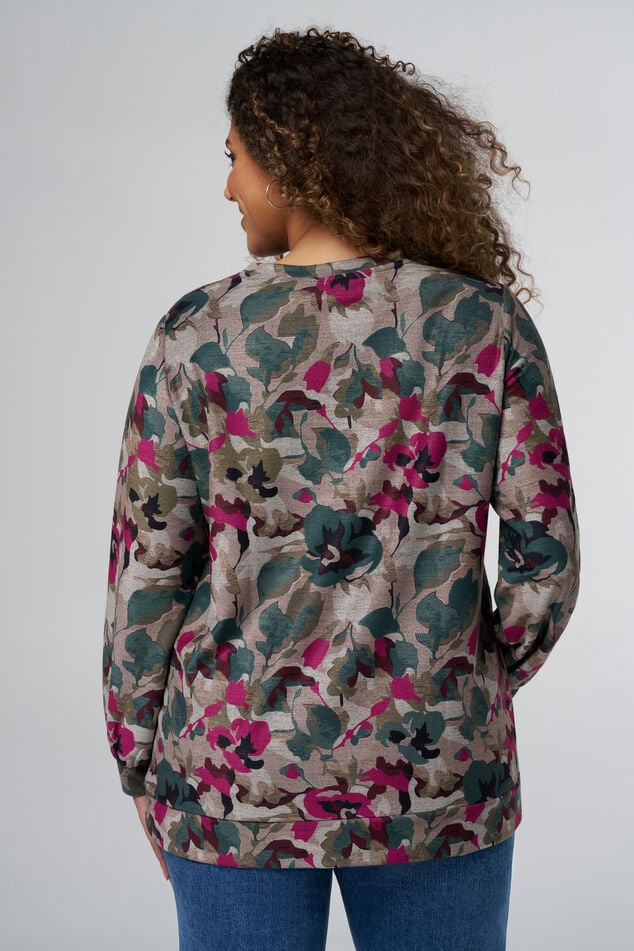 Pullover mit Blumen-Print image 3