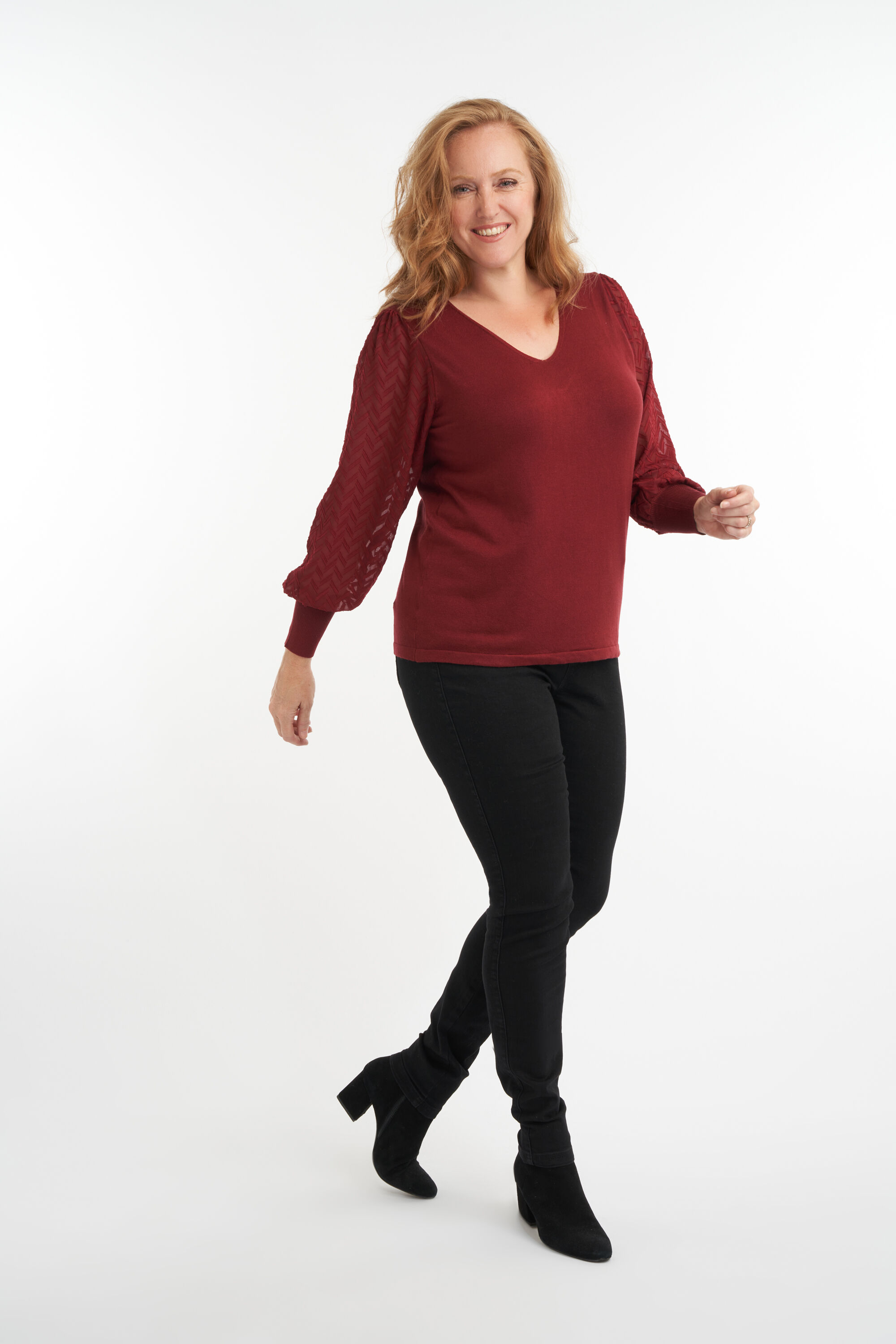 Sweatshirt mit bauschigen &Auml;rmeln image number 5