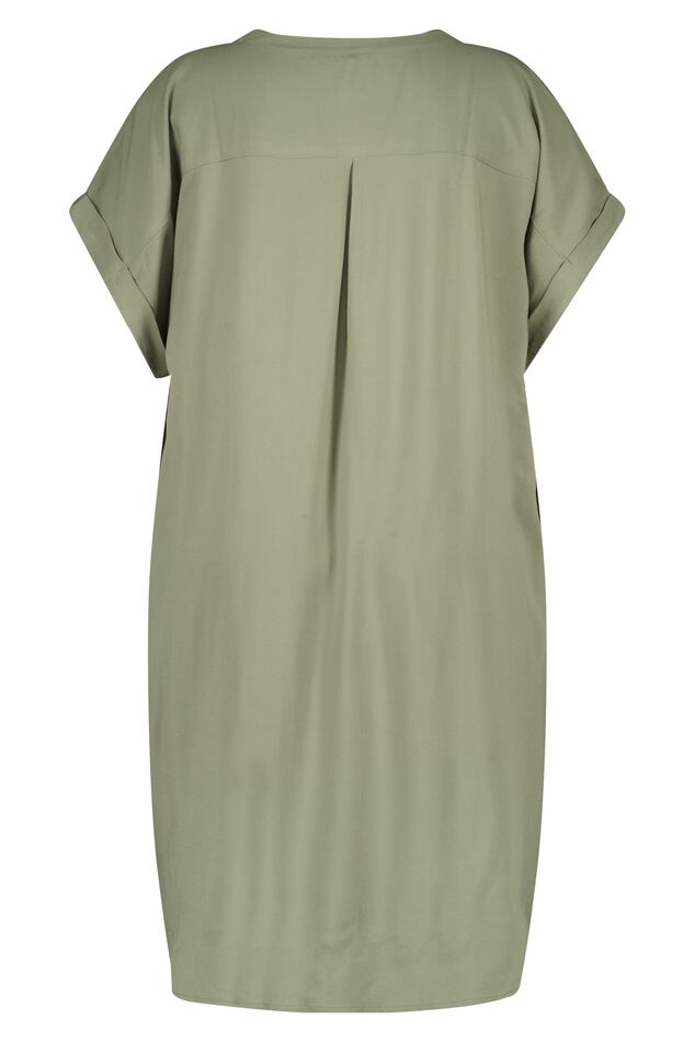 Weit geschnittenes Kleid mit V-Ausschnitt  image number 2