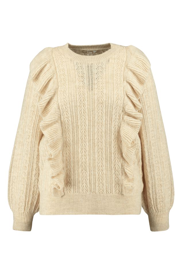 Pullover mit Rüschen image number 1