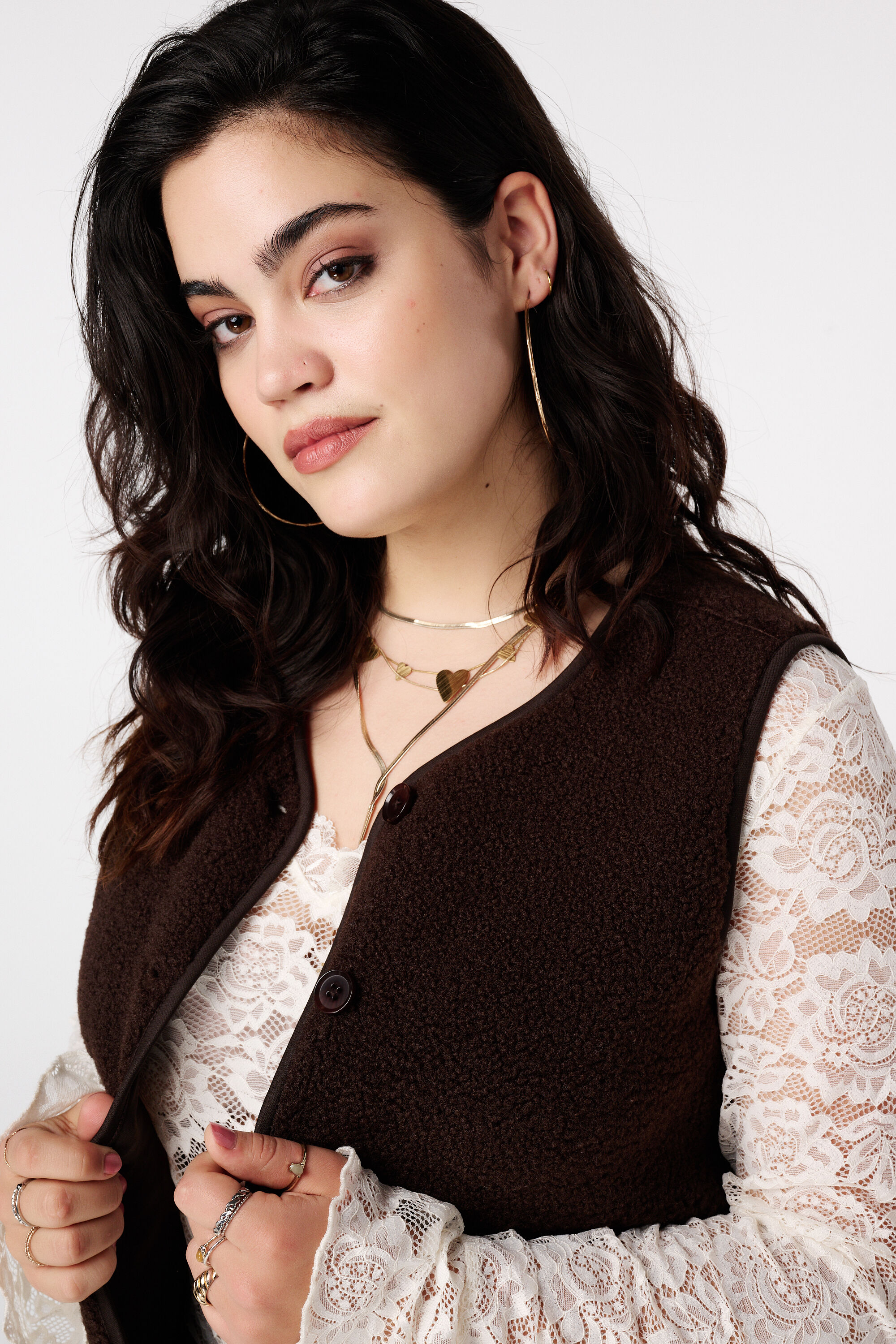 Teddy-Weste mit Knopfverschluss image number 4