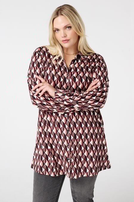 Lange Bluse mit Print Lange Bluse mit Print