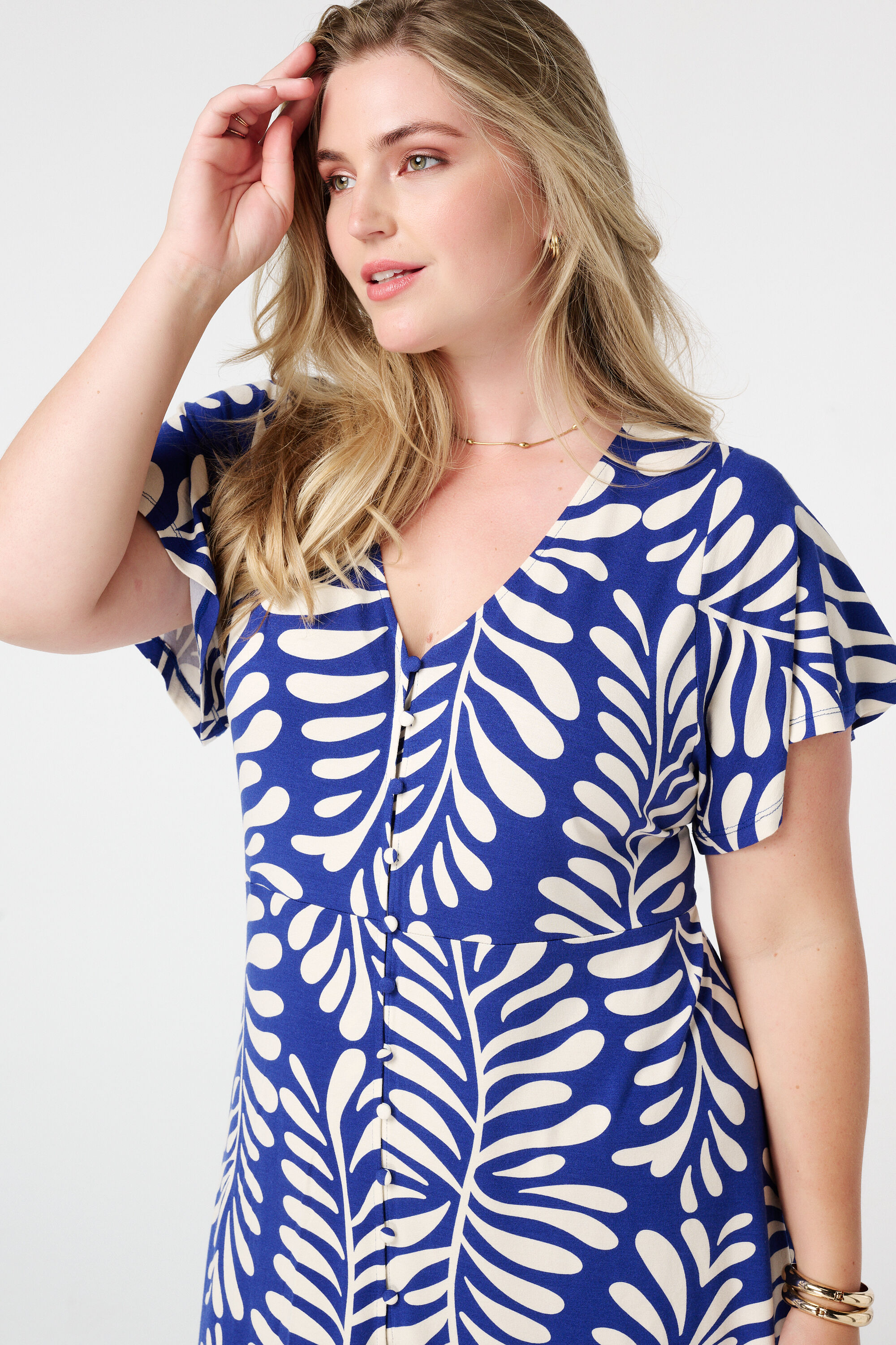 Midikleid mit Print  image number 4