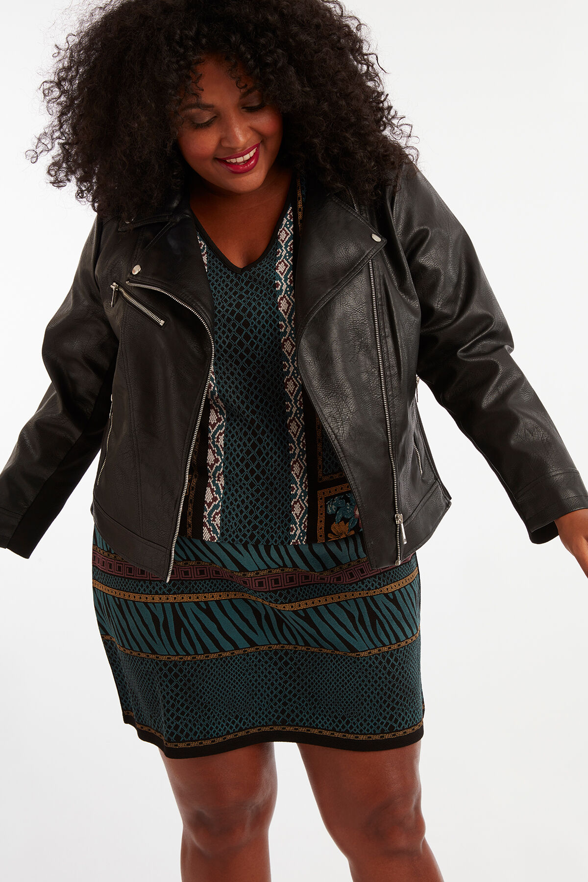 Biker-Jacke aus Kunstleder image number 5