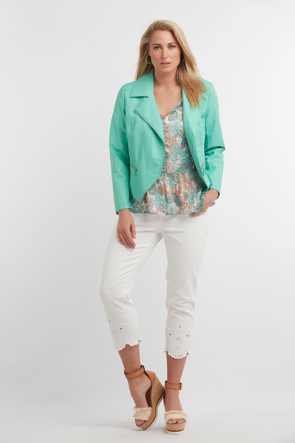 Kunstleder-Bikerjacke image number 3