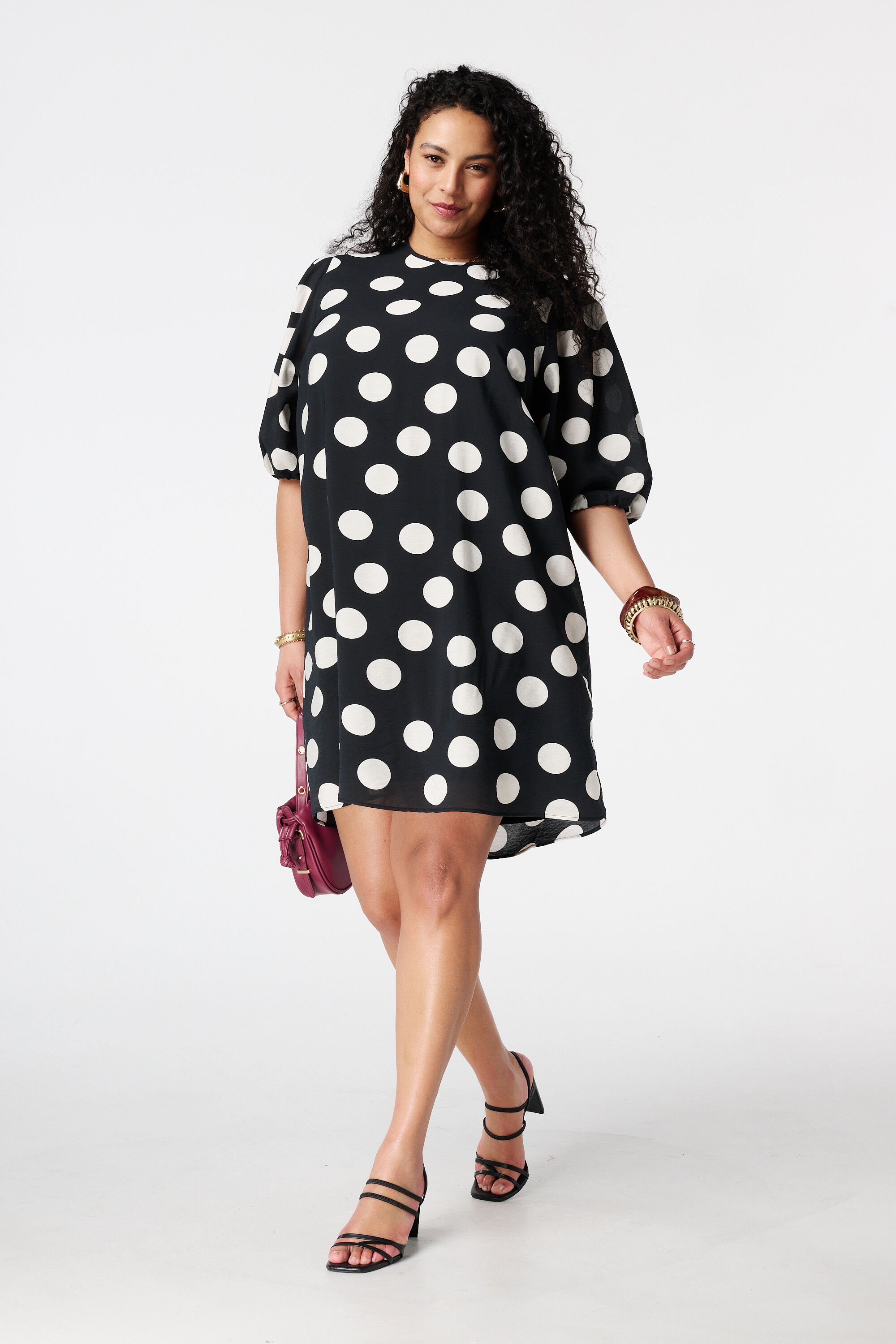Kleid mit Polka Dot