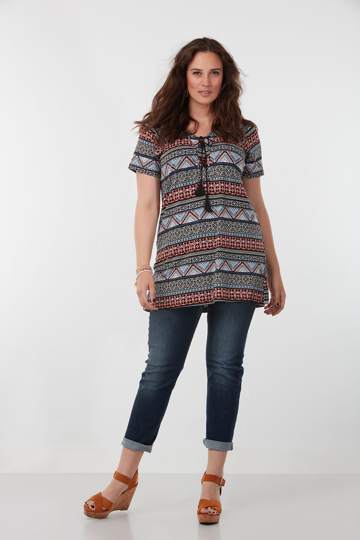 Top mit Allover-Print image number 3