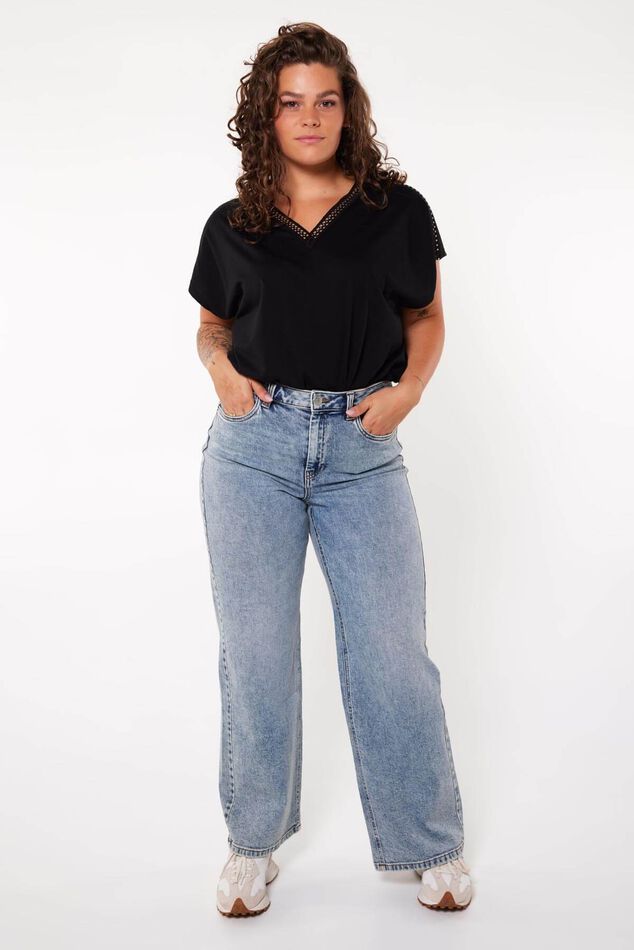 Jeans mit weitem Bein  image number 0