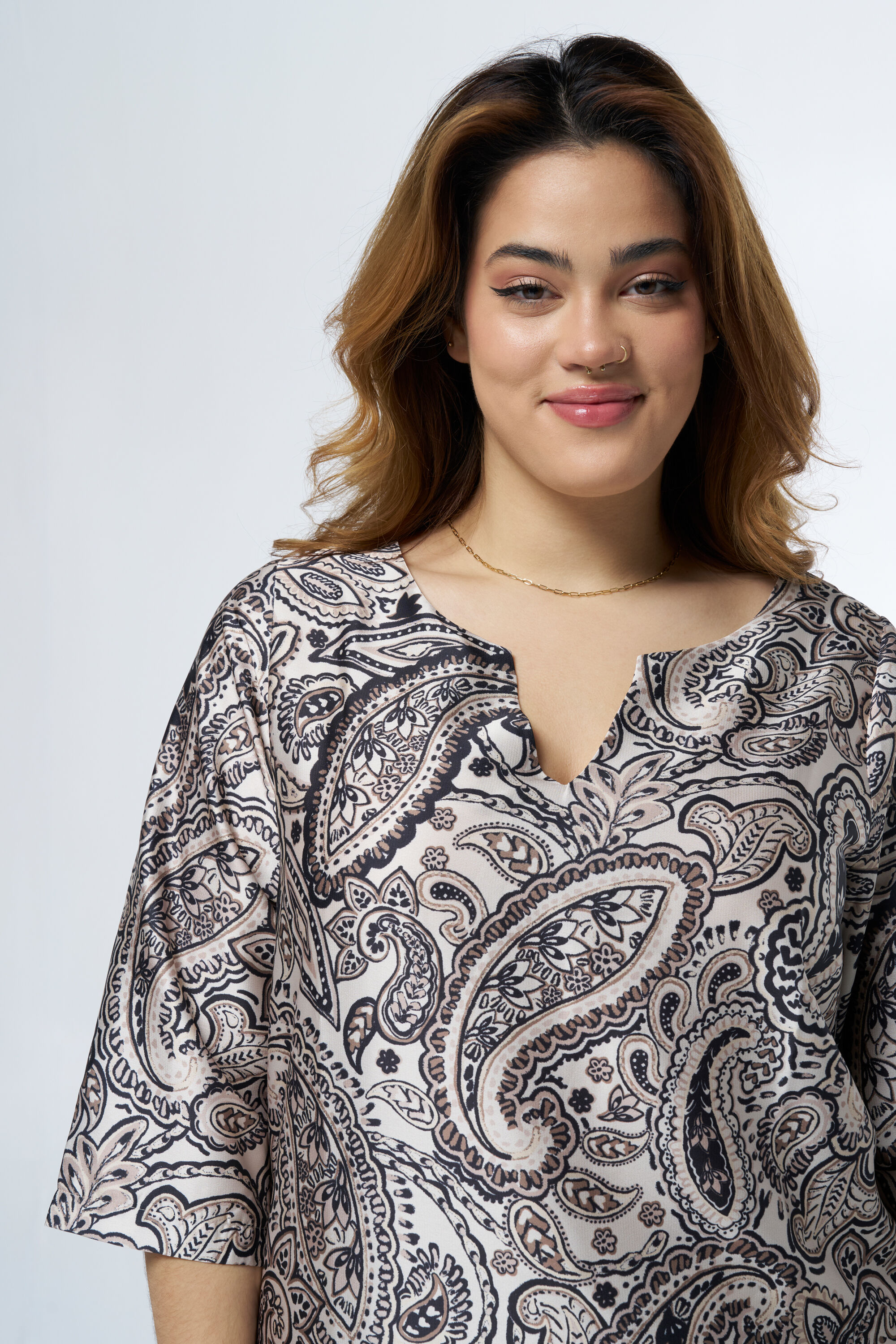 Kleid mit Paisley-Print image number 4
