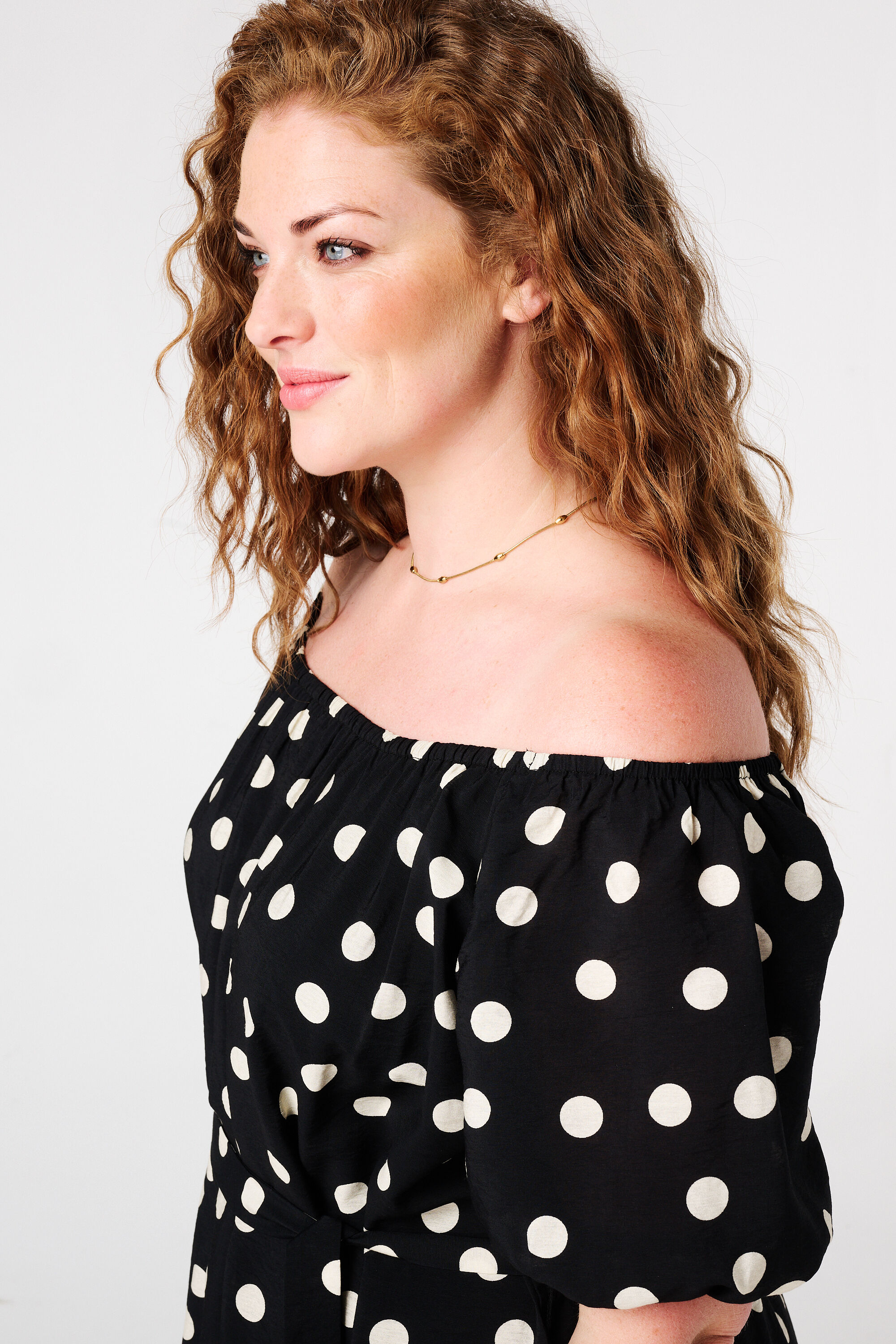 Midikleid mit Punktmuster image number 4