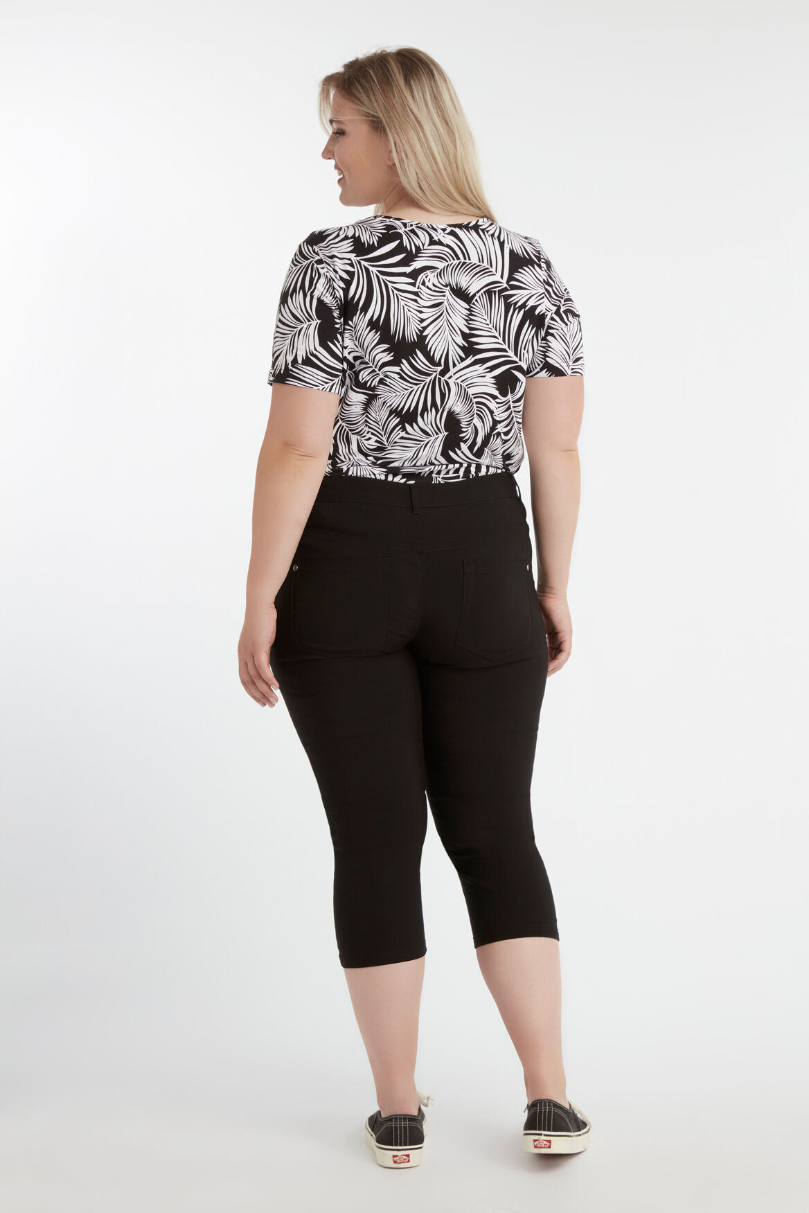 Capri-Hose mit Rei&szlig;verschl&uuml;ssen image number 4