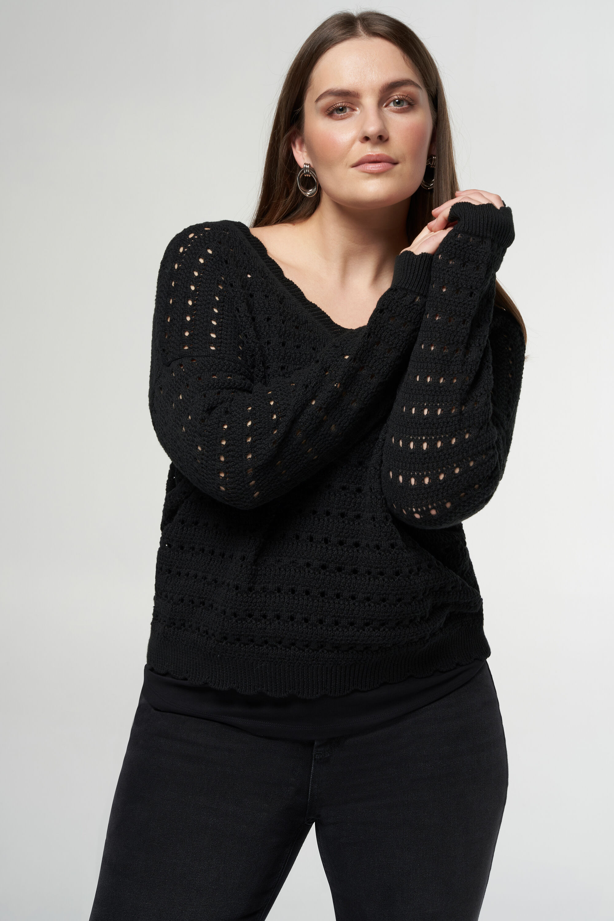 Grobstrick-Pullover  image number 6