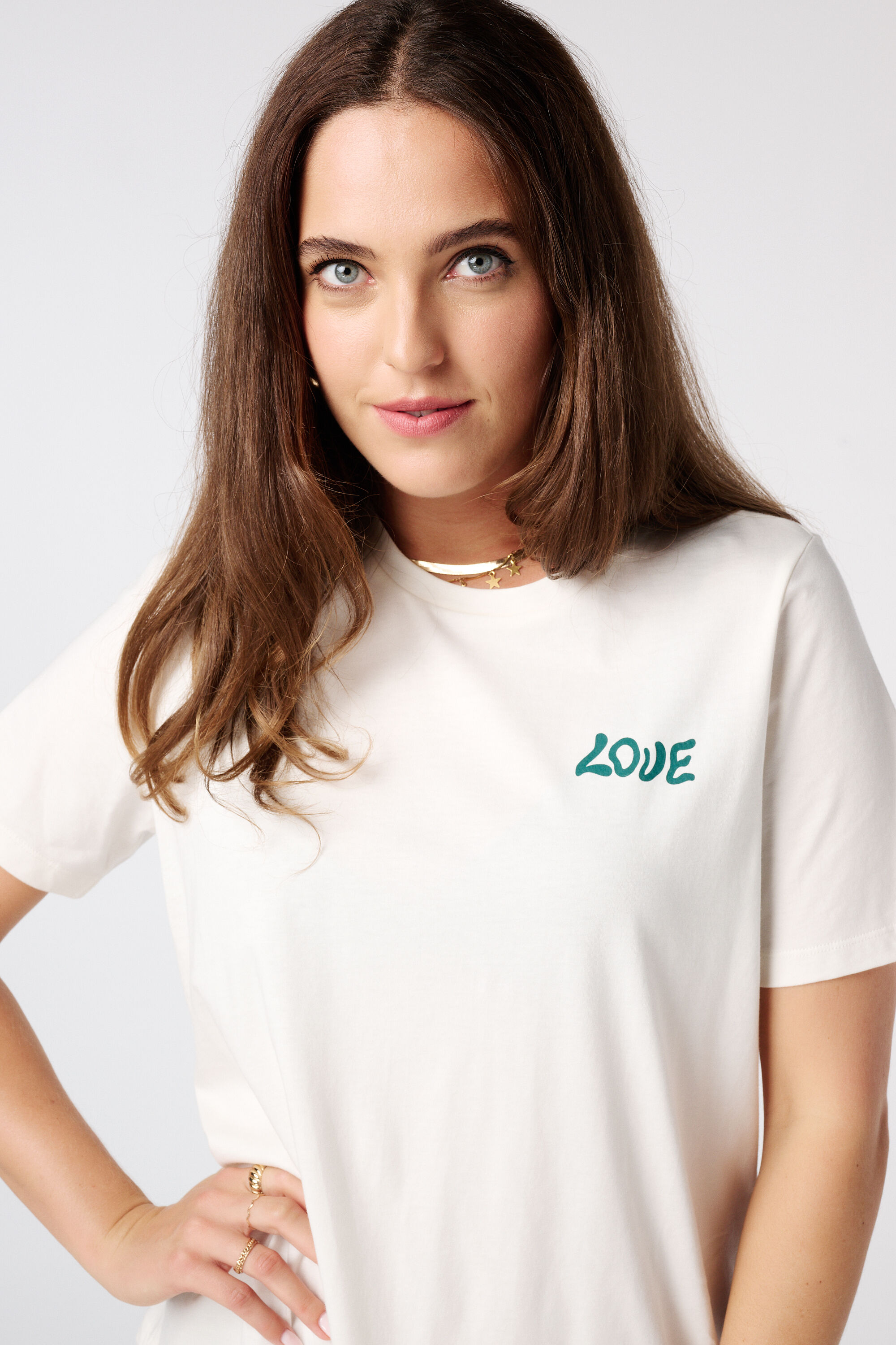 T-Shirt mit Blumendruck image number 4