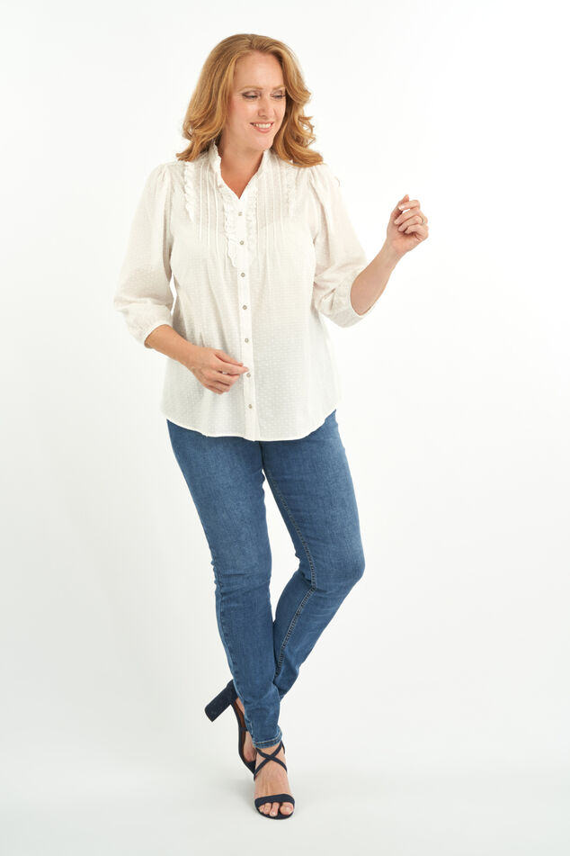 Bluse mit Rüschen image number 5