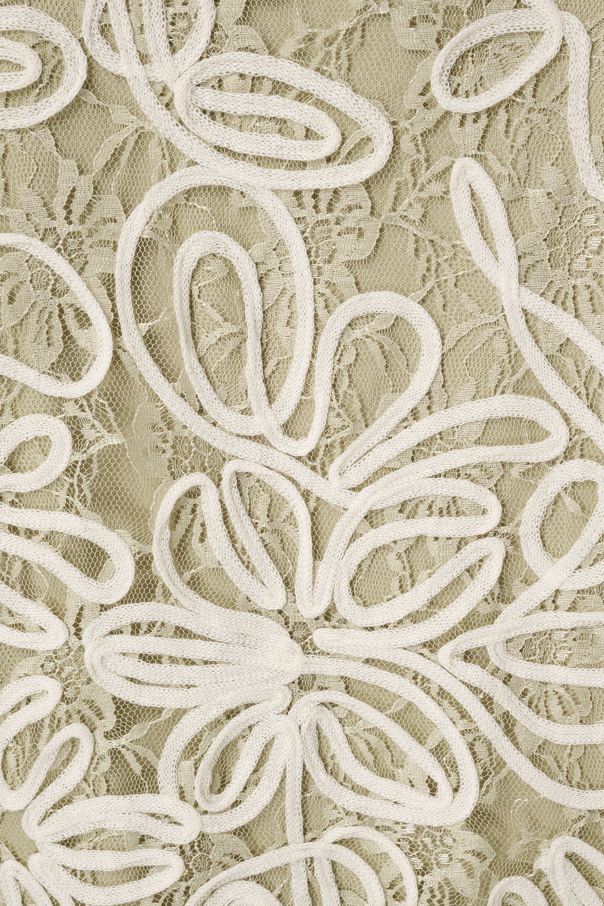 Besticktes Top mit Mesh&auml;rmeln image number 6