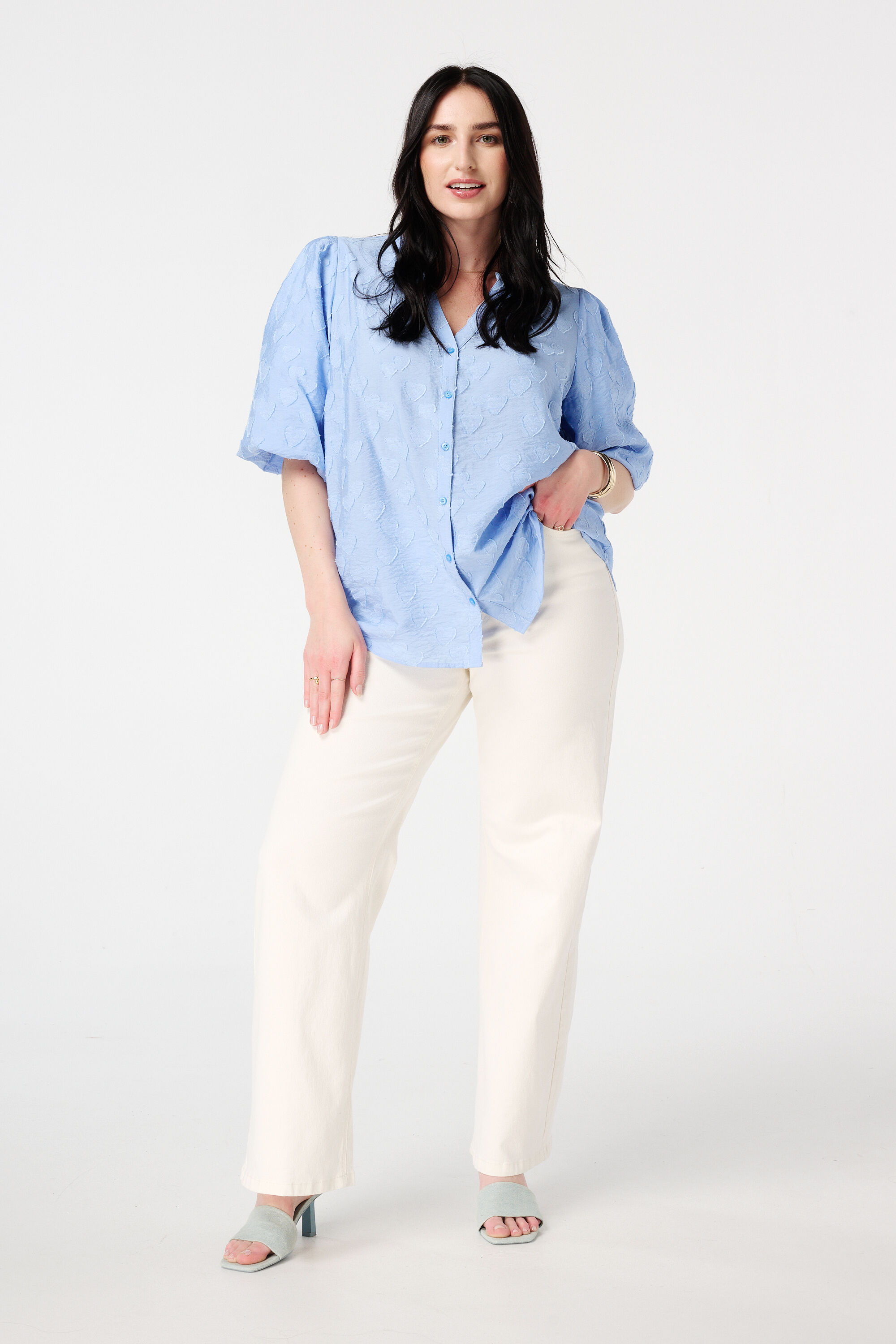  Bluse mit Herzdruck  image number 5