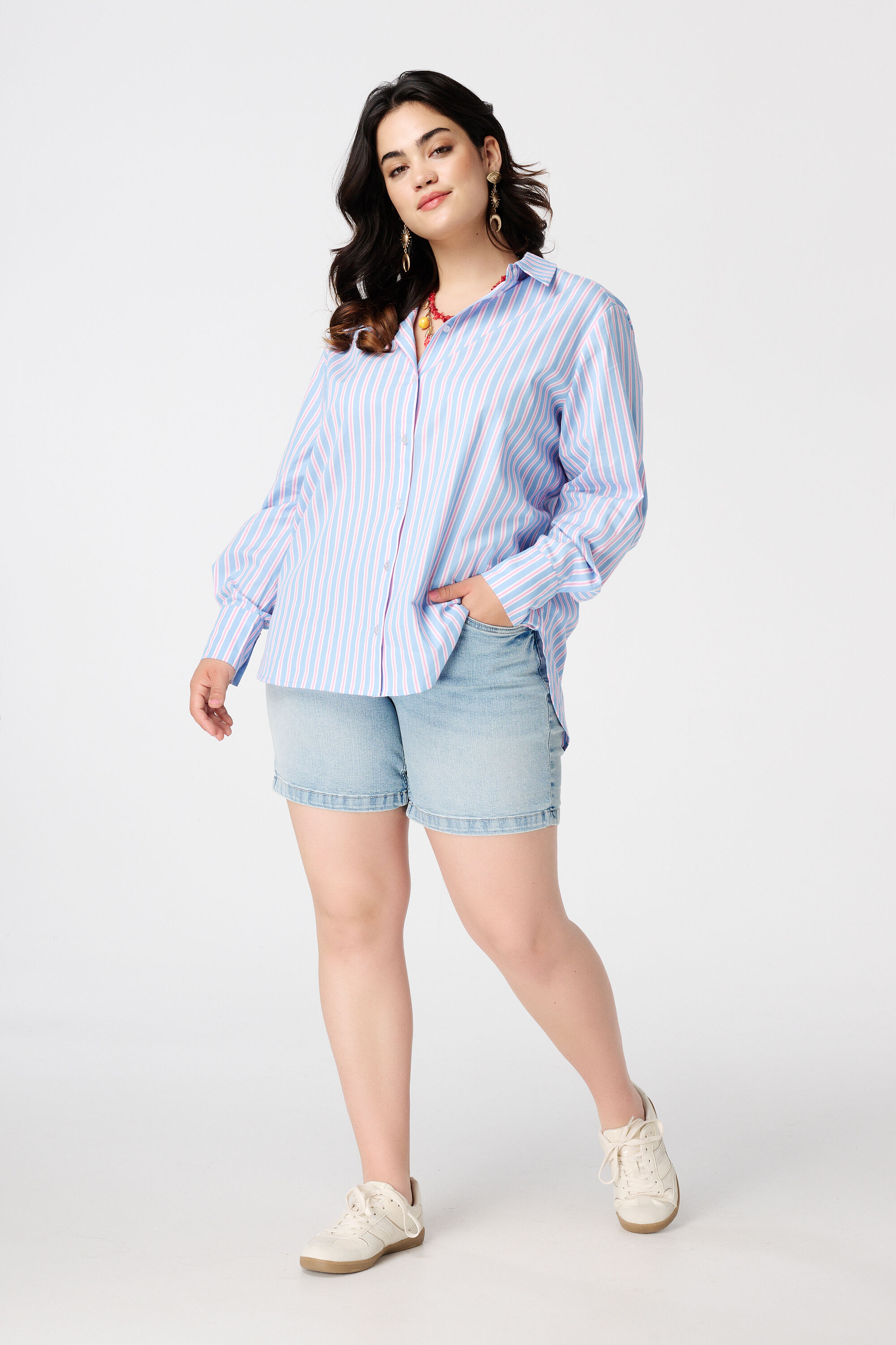 Hemdbluse aus Baumwolle image number 5