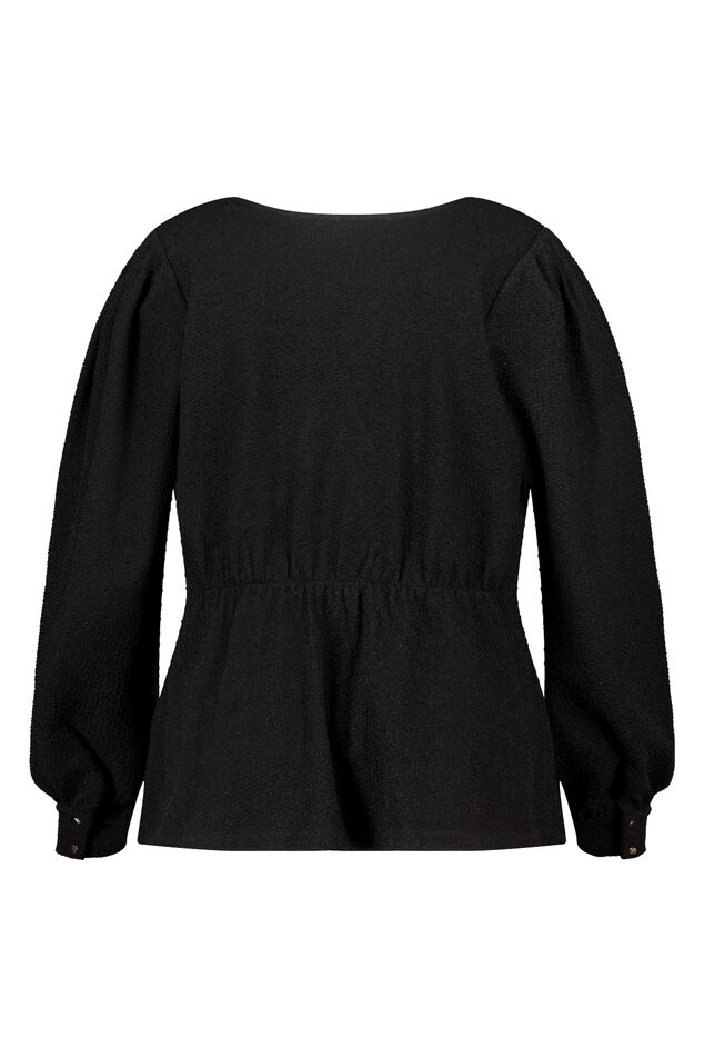 Glitzer-Top im Wickeloptik image number 2