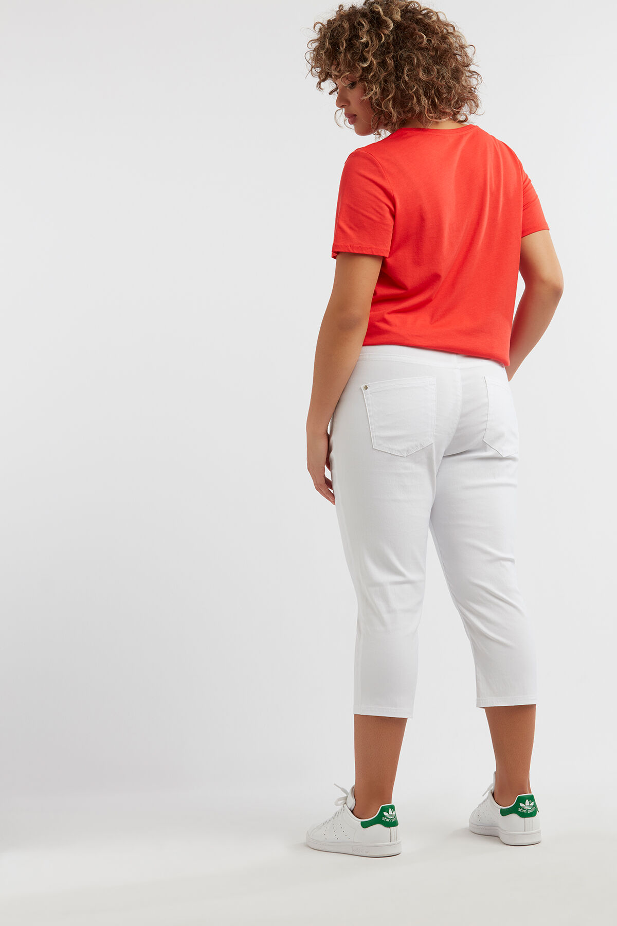 Capri-Hose mit Rei&szlig;verschl&uuml;ssen image number 5