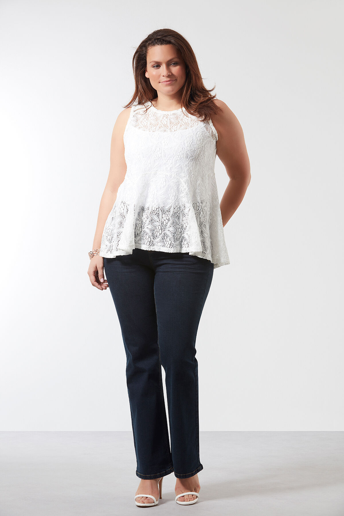 Bootcut-Jeans VIOLET image number 4