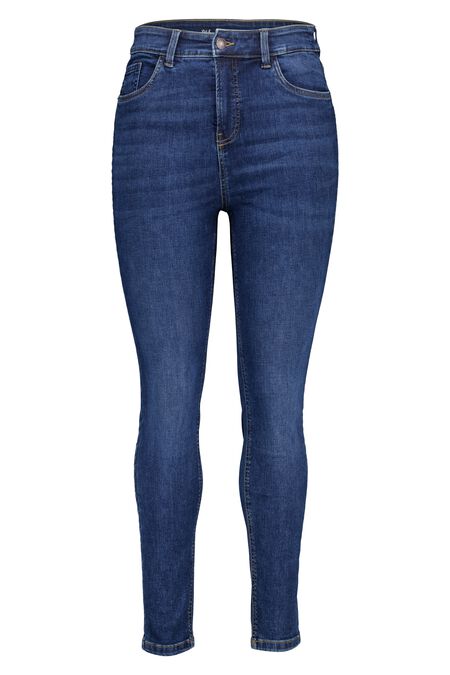 Skinny-Jeans mit hoher Taille CHERRY