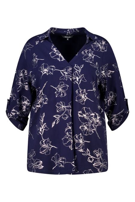 Top mit Stretch und Folienprint Top mit Stretch und Folienprint