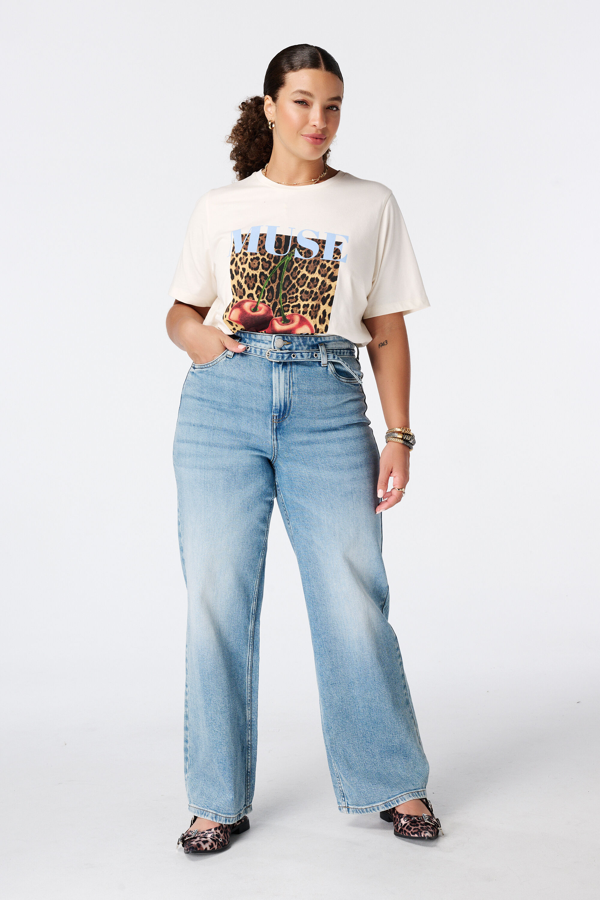 T Shirt mit Print image number 5