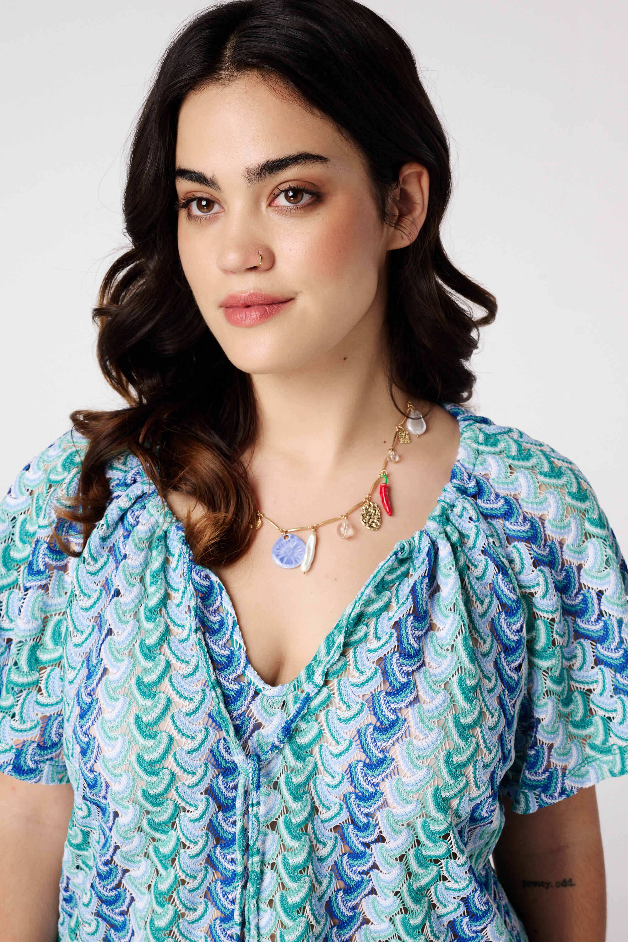 Top mit Strick-Struktur image number 4