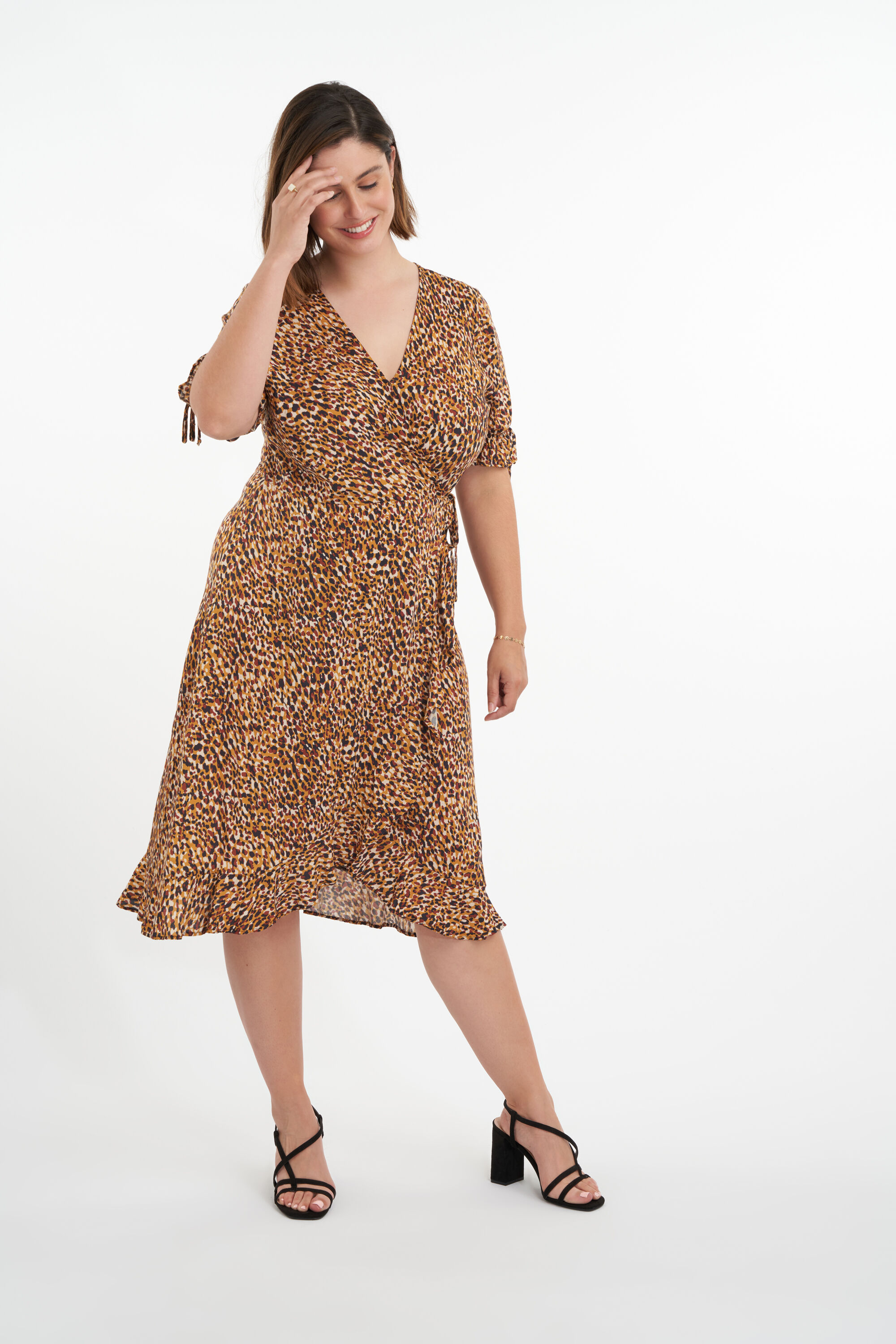 Wickelkleid mit Print  image number 6