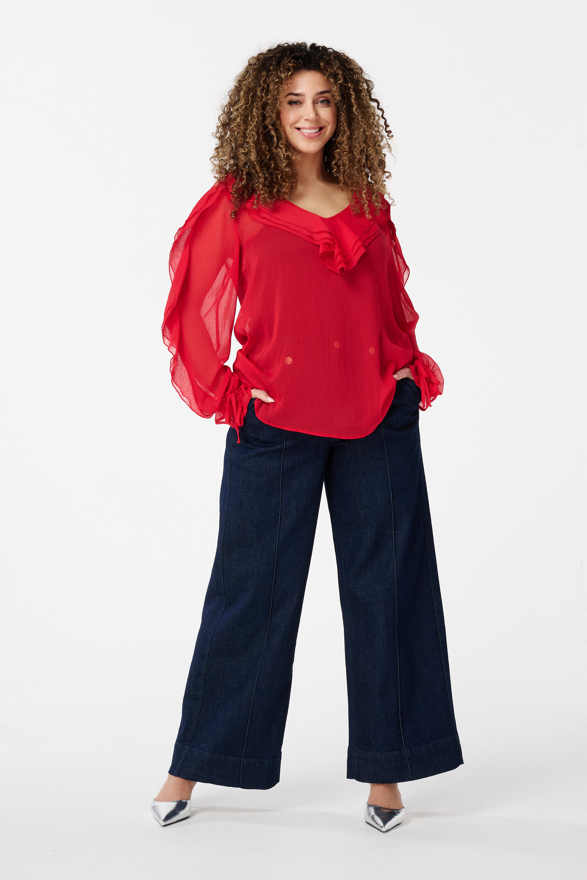 Bluse mit R&uuml;schen image number 5