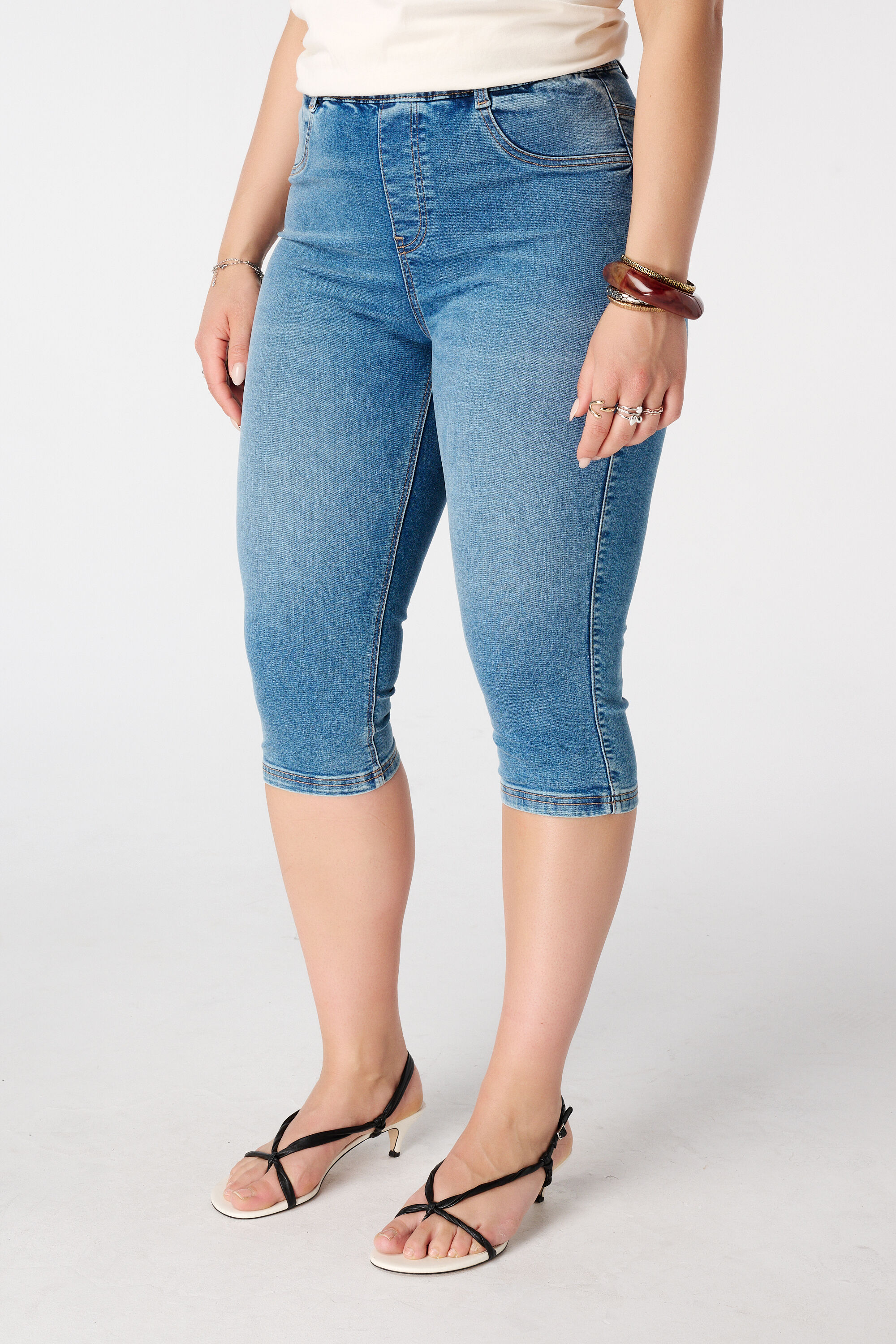 Capri Treggings in Denim Optik image number 5