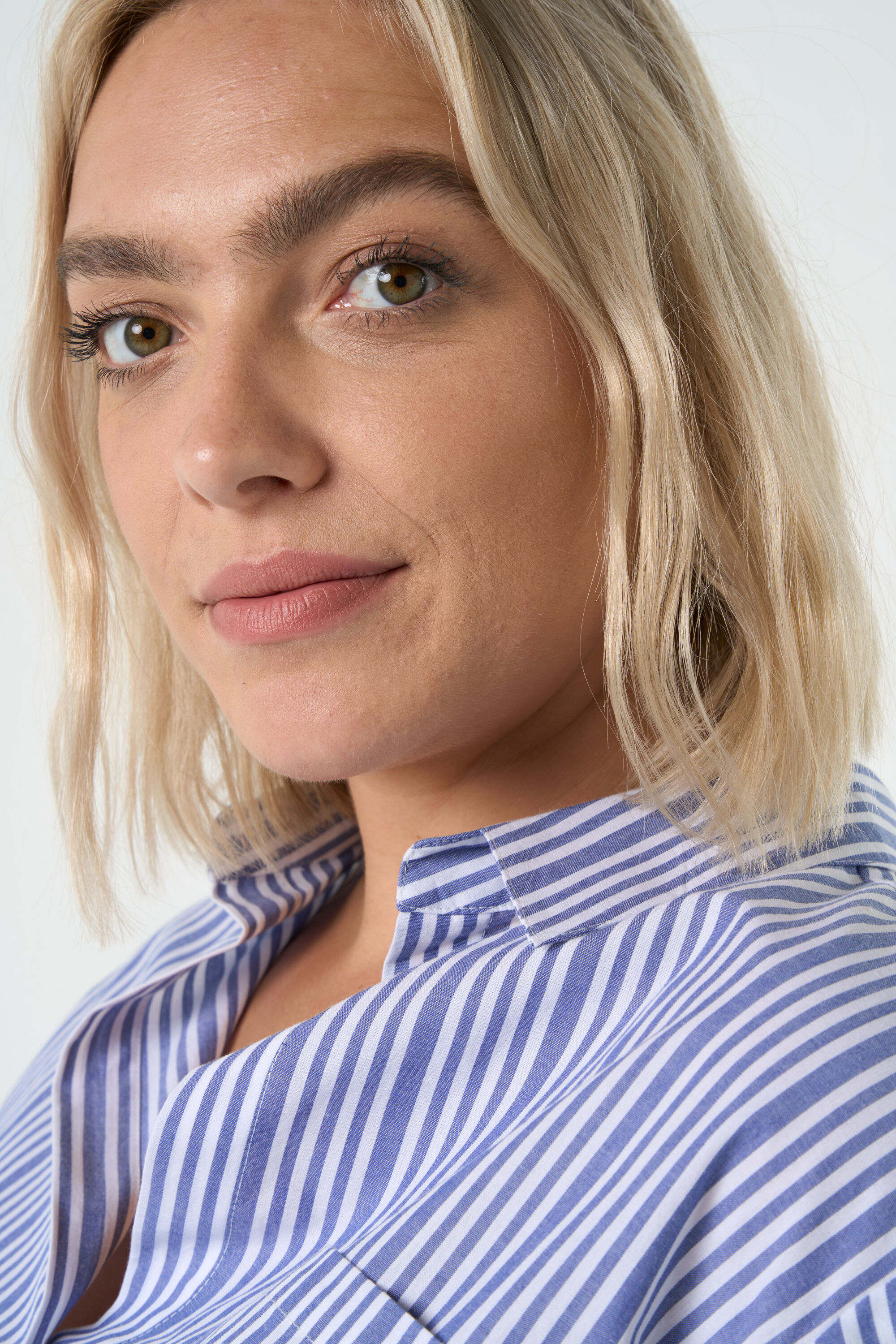 Gestreifte Bluse mit lockerer Passform image number 5