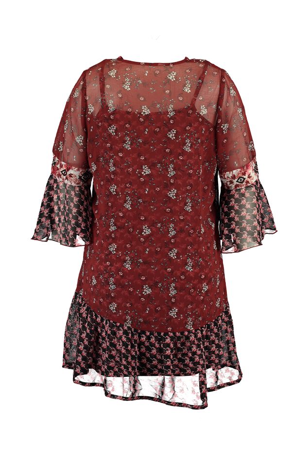 Tunika mit floralem Print image number 3