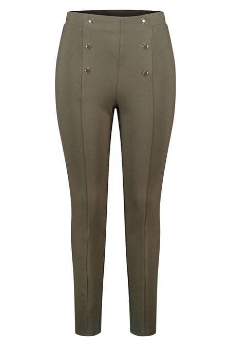 Treggings mit Zierknöpfen