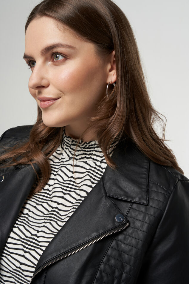 PU-Kunstlederjacke image number 4