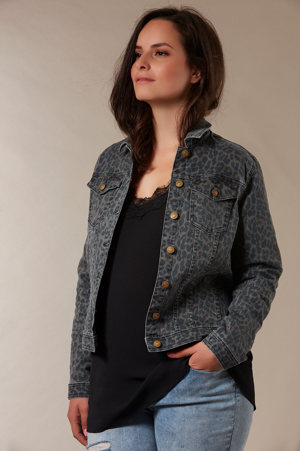 Jacke mit Leoparden-Print image number 0