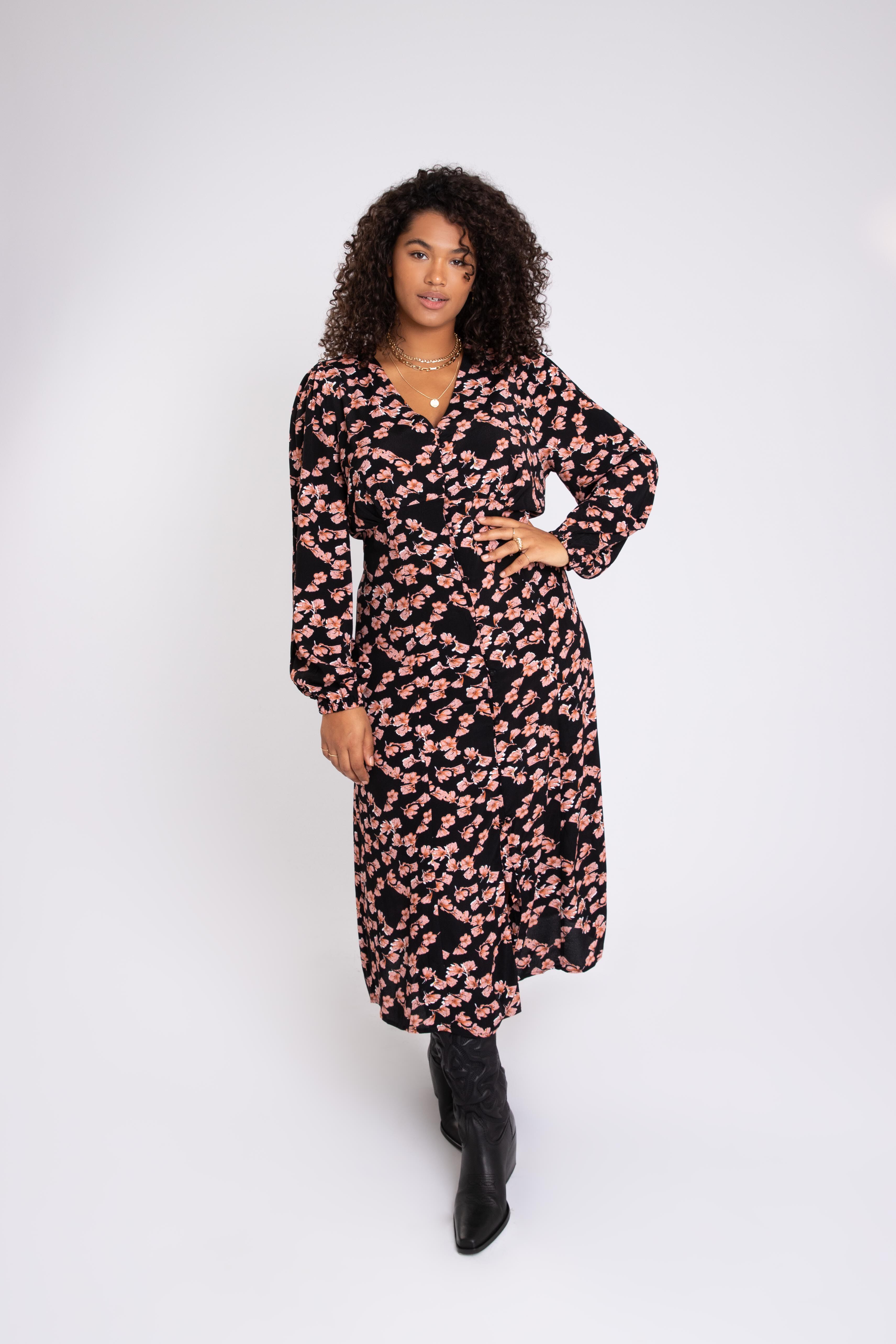 Midikleid mit Print  image number 7